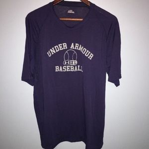 Under Armour Tee Shirt Baseball theme